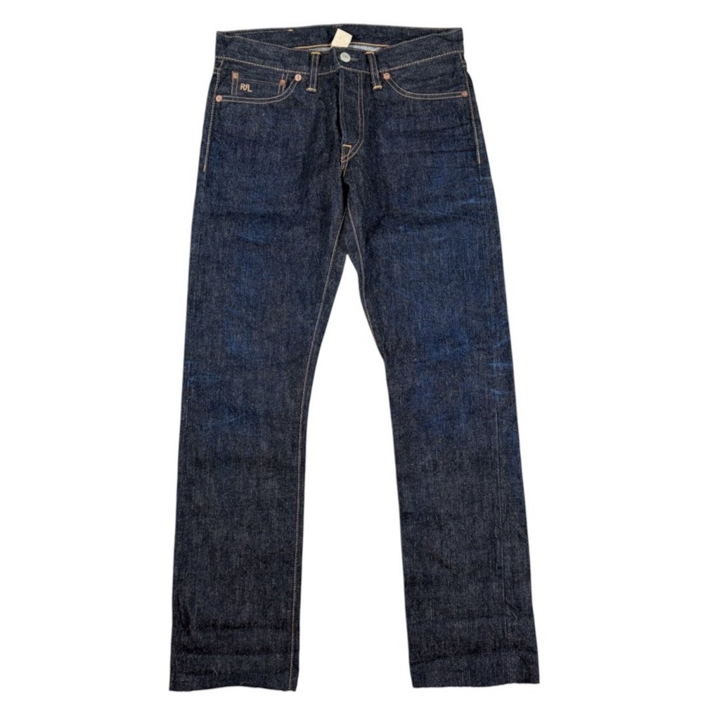 Ralph Lauren RRL Double RL Men's Japanese Woven Selvedge Denim Slim Fit USA Made